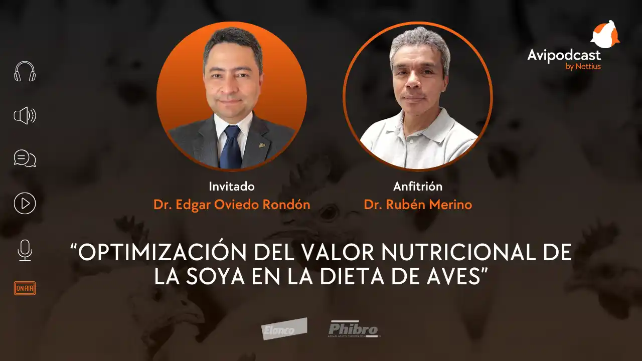 AviPodcast #27 – Optimización del valor nutricional de la soya en la dieta de aves – Dr. Edgar Oviedo Rondón.
